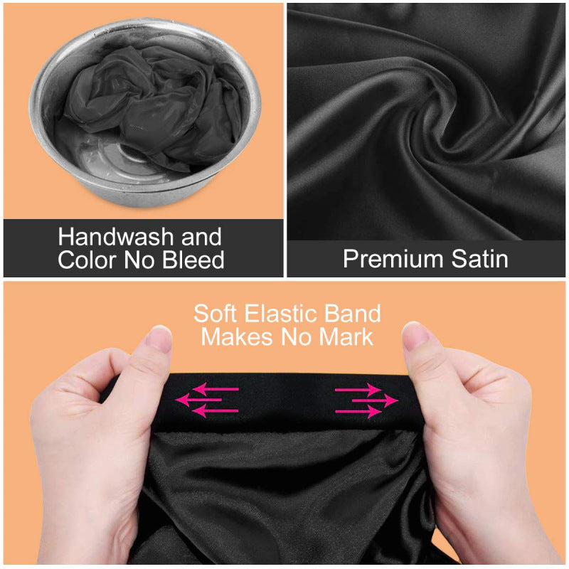 ¡¡PRODUCTO NUEVO!! HAIR BONNET GORRO DE SEDA PARA DORMIR PARA EL CUIDADO DE CABELLO