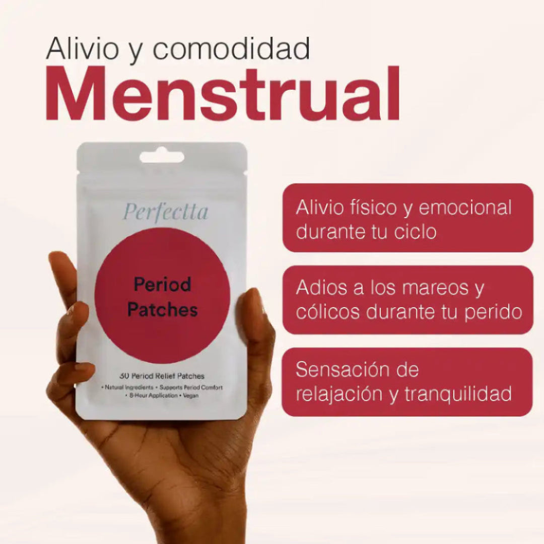 ¡PRODUCTO TENDENCIA! PERIOD - PARCHES DE ALIVIO MENSTRUAL