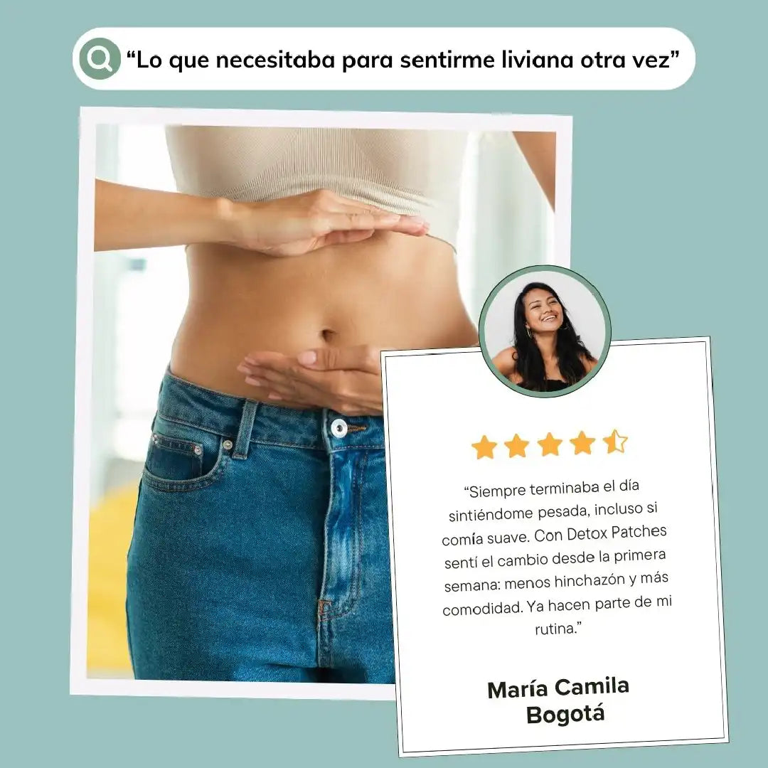 ¡PRODUCTO IMPORTADO 🇺🇲! DETOX PATCHES - DESINFLAMACIÓN INTESTINAL