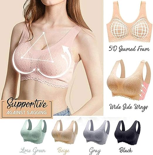 ¡CANTIDADES LIMITADAS!  BRASIER 5D WIRELESS LATEX CONTOUR BRA
