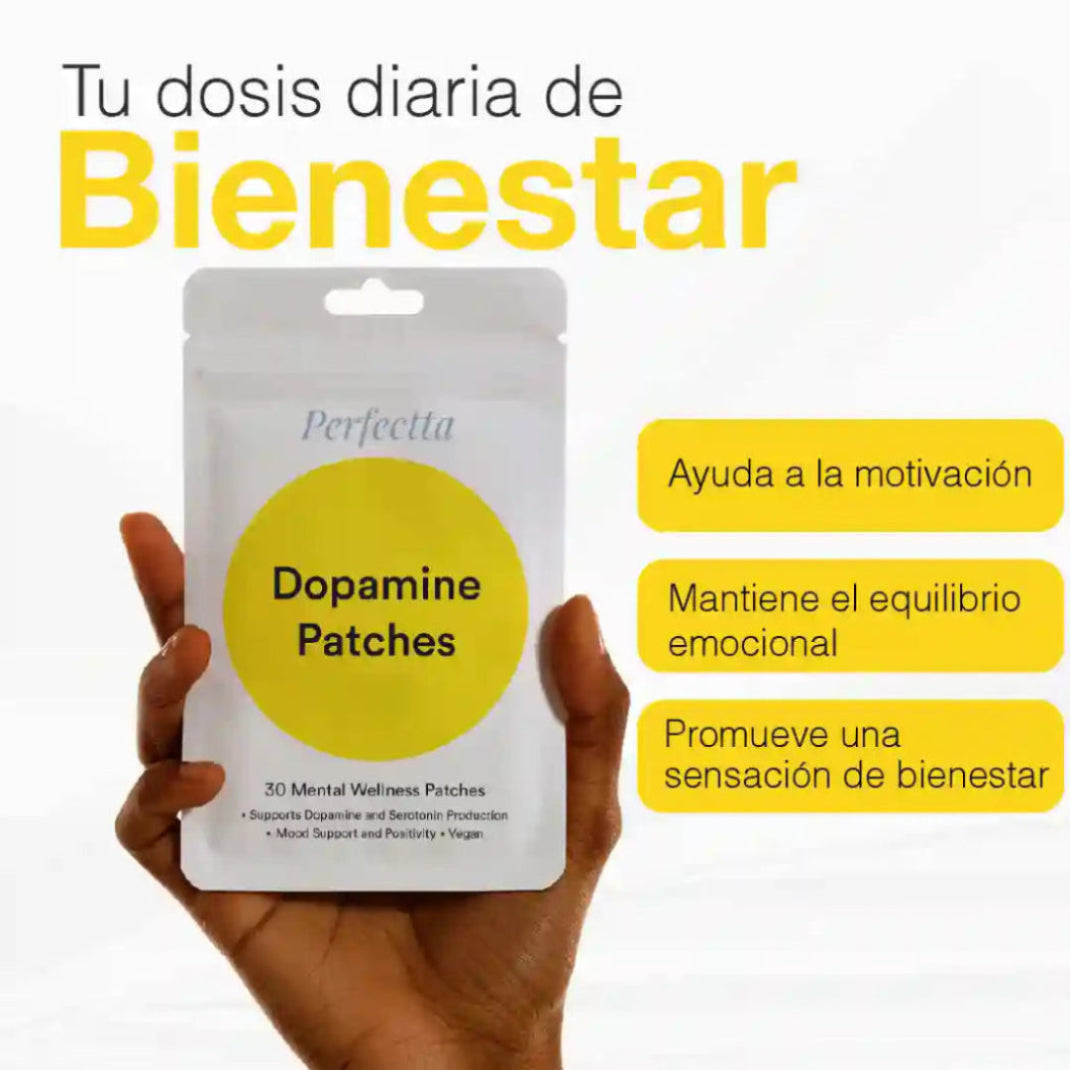 ¡PRODUCTO IMPORTADO 🇺🇲! DOPAMINE PATCHES - PARCHES DE LA FELICIDAD - MEJORA TU ESTADO DE ANIMO