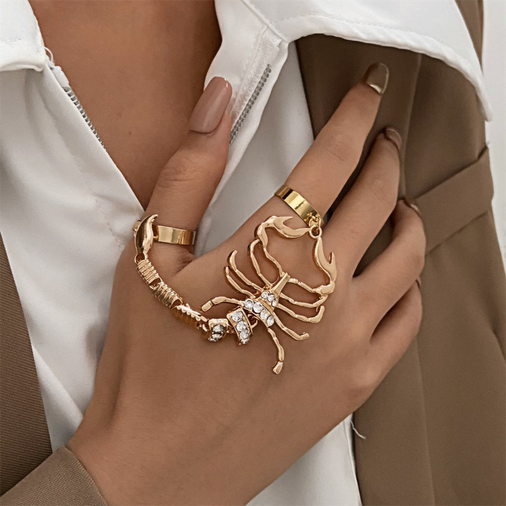 ¡¡PRODUCTO NUEVO!! CADENA DE MANO 2 EN 1 (PULSERA Y ANILLO) SCORPION BRACELETE