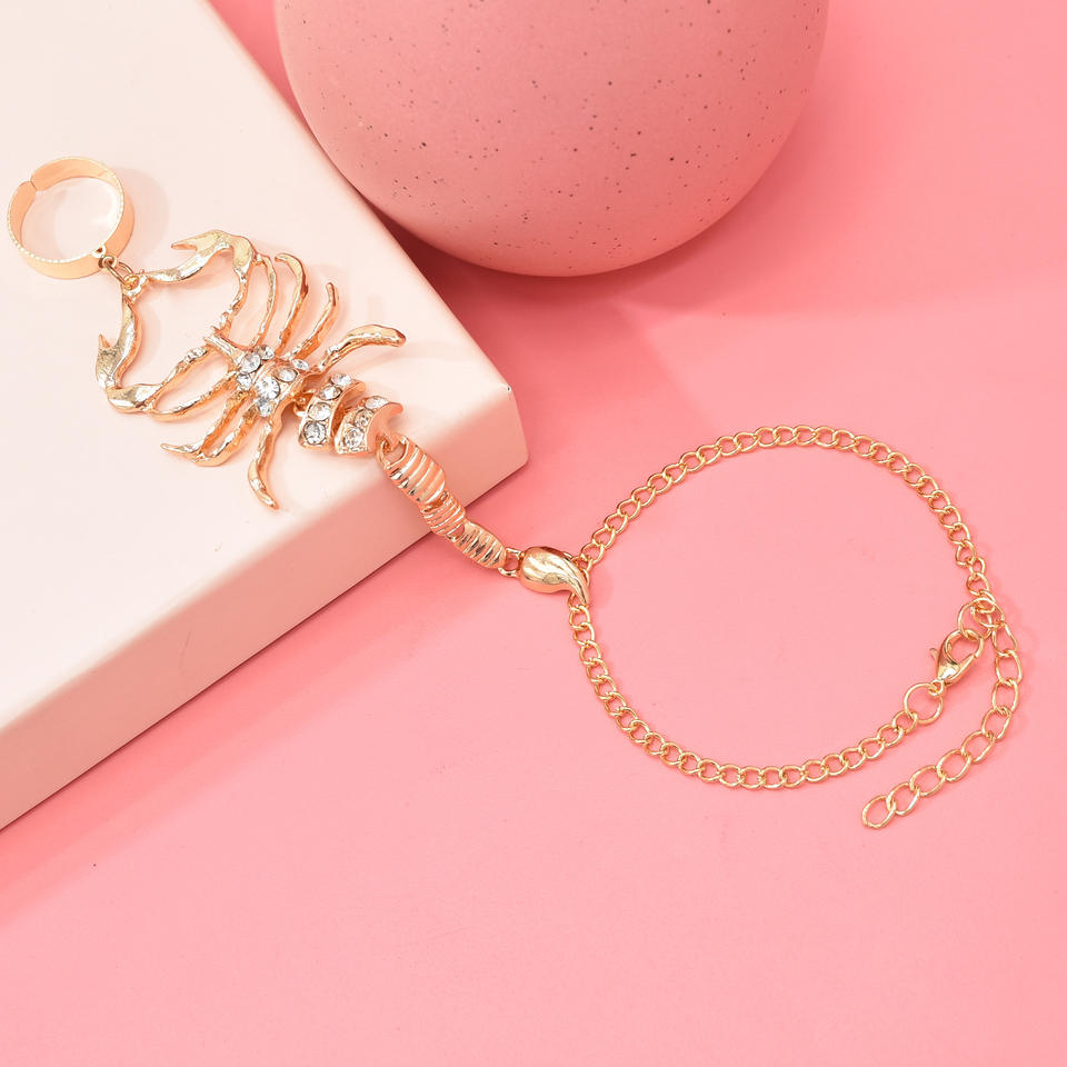 ¡¡PRODUCTO NUEVO!! CADENA DE MANO 2 EN 1 (PULSERA Y ANILLO) SCORPION BRACELETE